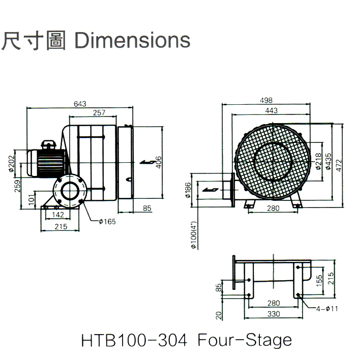 環形高壓風機